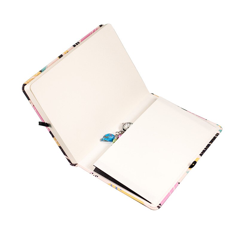 B6 160gsm Bullet Dotted Journal Vintage Flowers Hard Cover Thick Paper Travel Notebook