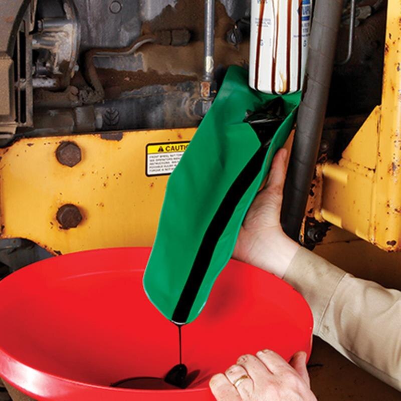 Oil Draining Tool Flexible Water Oil Draining Tool Resuable Folding Draining Tool Oil Guide Plate Industrial Equipment Accessory