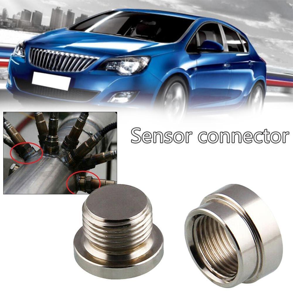 1PCS M18x1.5 O2 Oxygen Sensor iron Weld On Bung & Plug Cap Kit Auto Car Accessories Sensor Extender Oxygen & Nut Hi G8R7