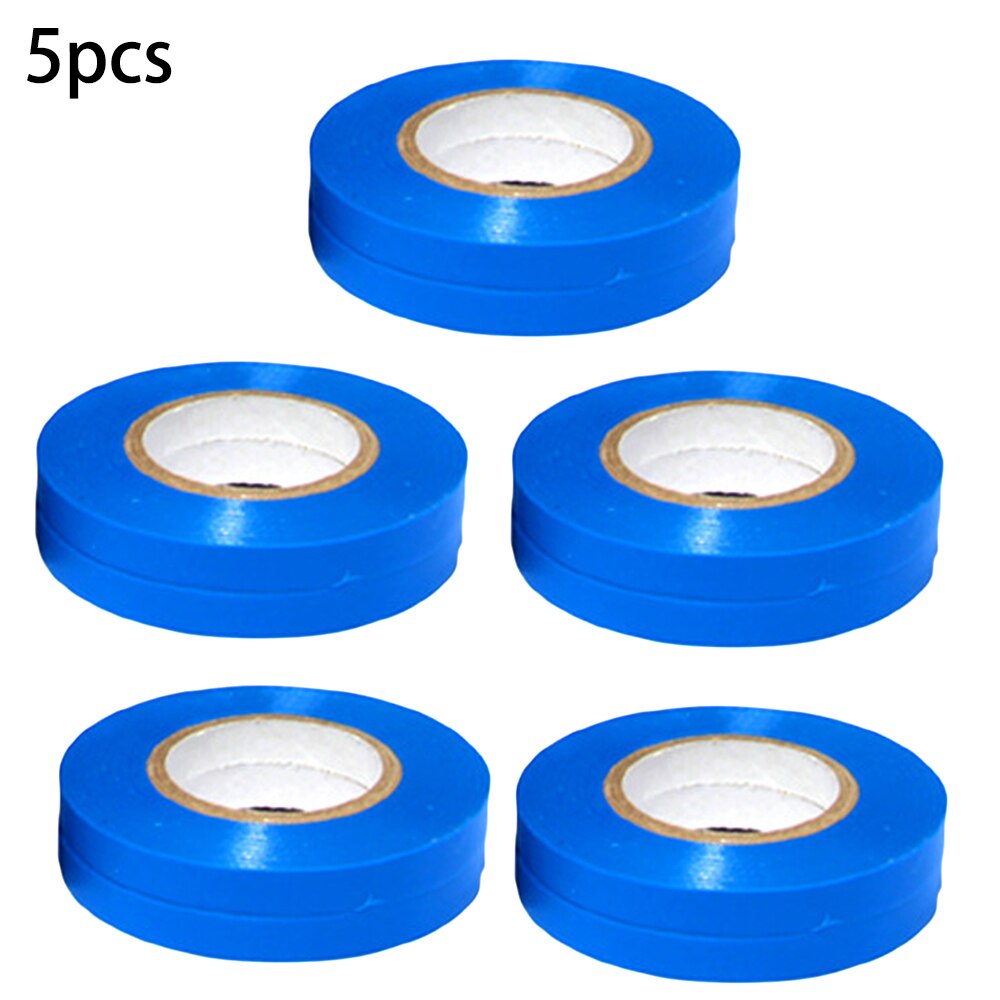 Stretch Tie Tape Garden Tie Tape For Garden Training For Staking Plants: Blue 5 Rolls