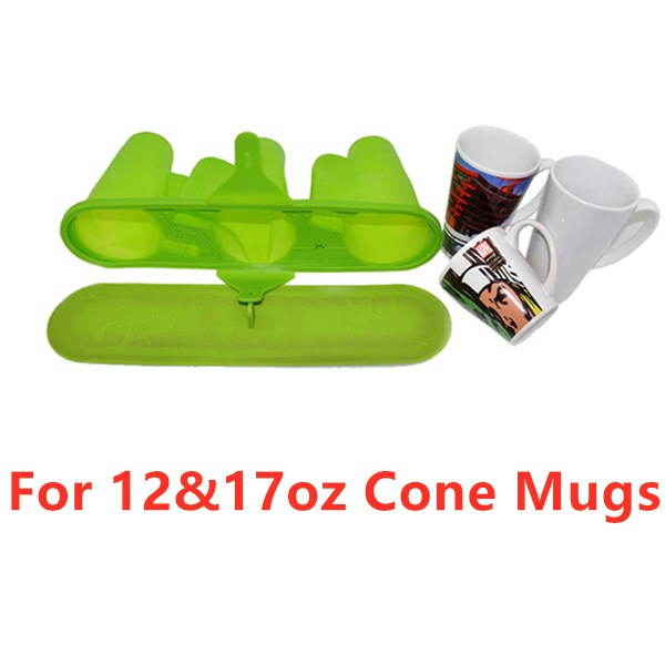 3D Sublimation Silikon Form Becher Klemme für 12 UNZEN Kegel Tassen Wärme Transfer Druck Becher Wraps 11 UNZEN 12 UNZEN 15 UNZEN: Mischfarbe