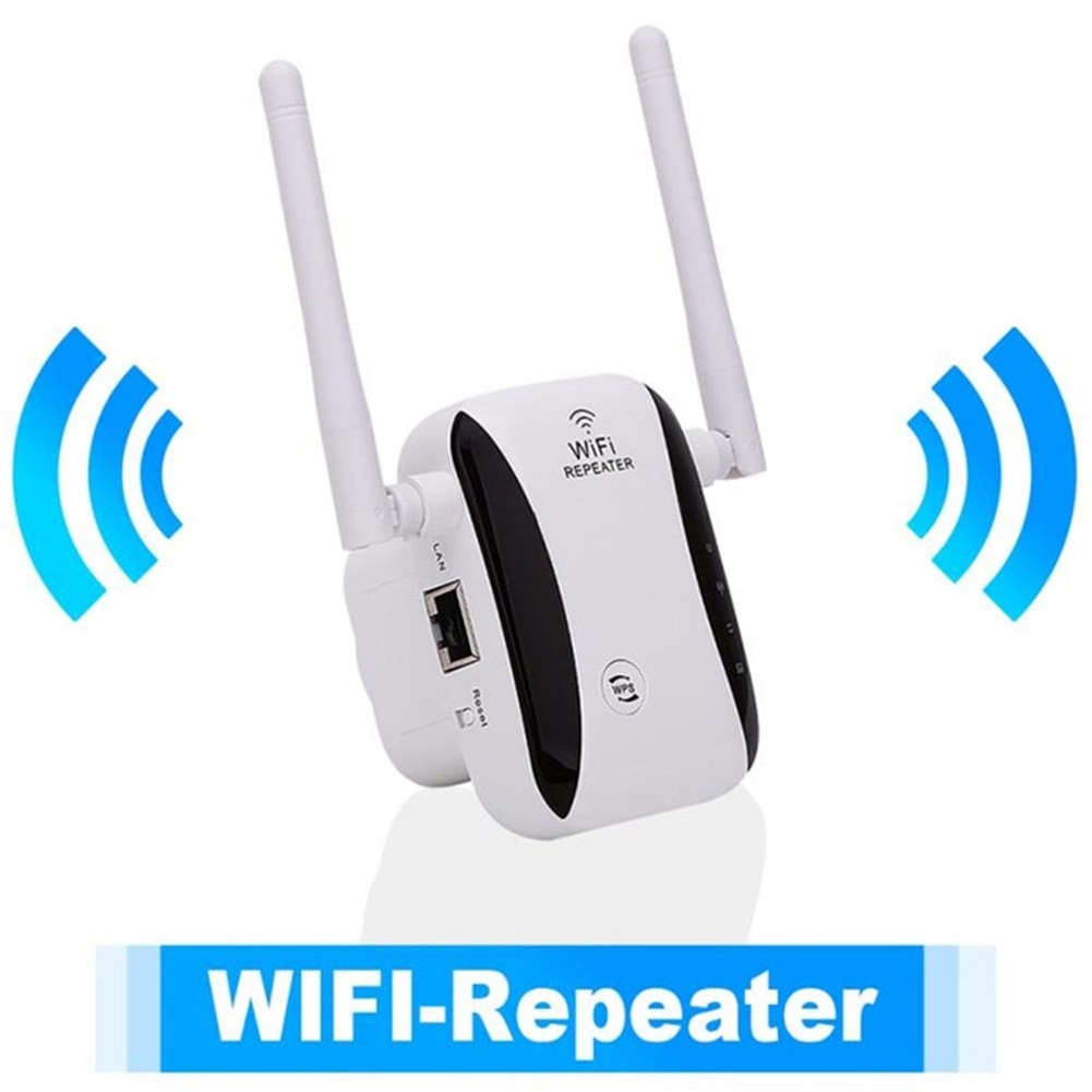 Wireless WiFi Amplifier 300Mbps Wi-Fi Repeater WiFi Signal Booster Access Point for Household Computer Safety Parts