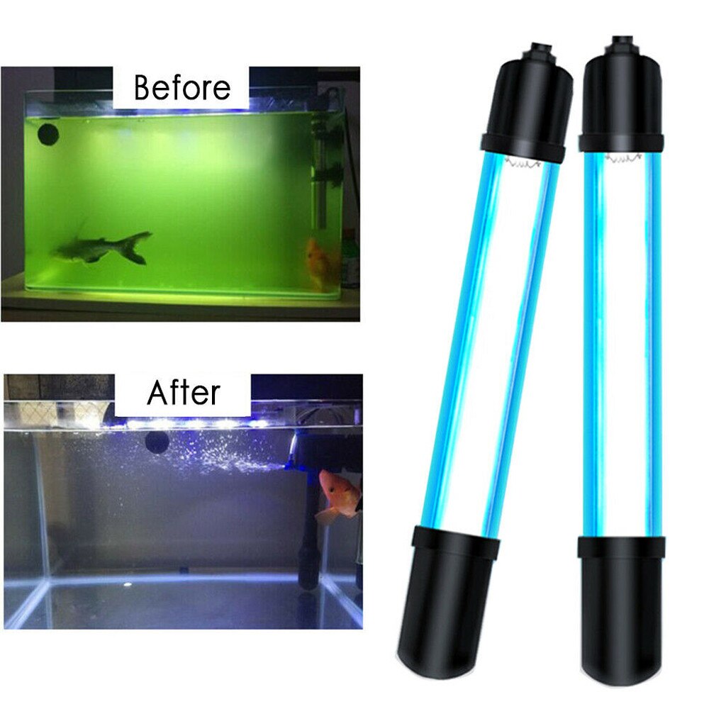 Lampe UV Submersible étanche avec prise EU 5/7/9W, stérilisateur pour piscine, pêche aux algues, pour Aquarium 220V