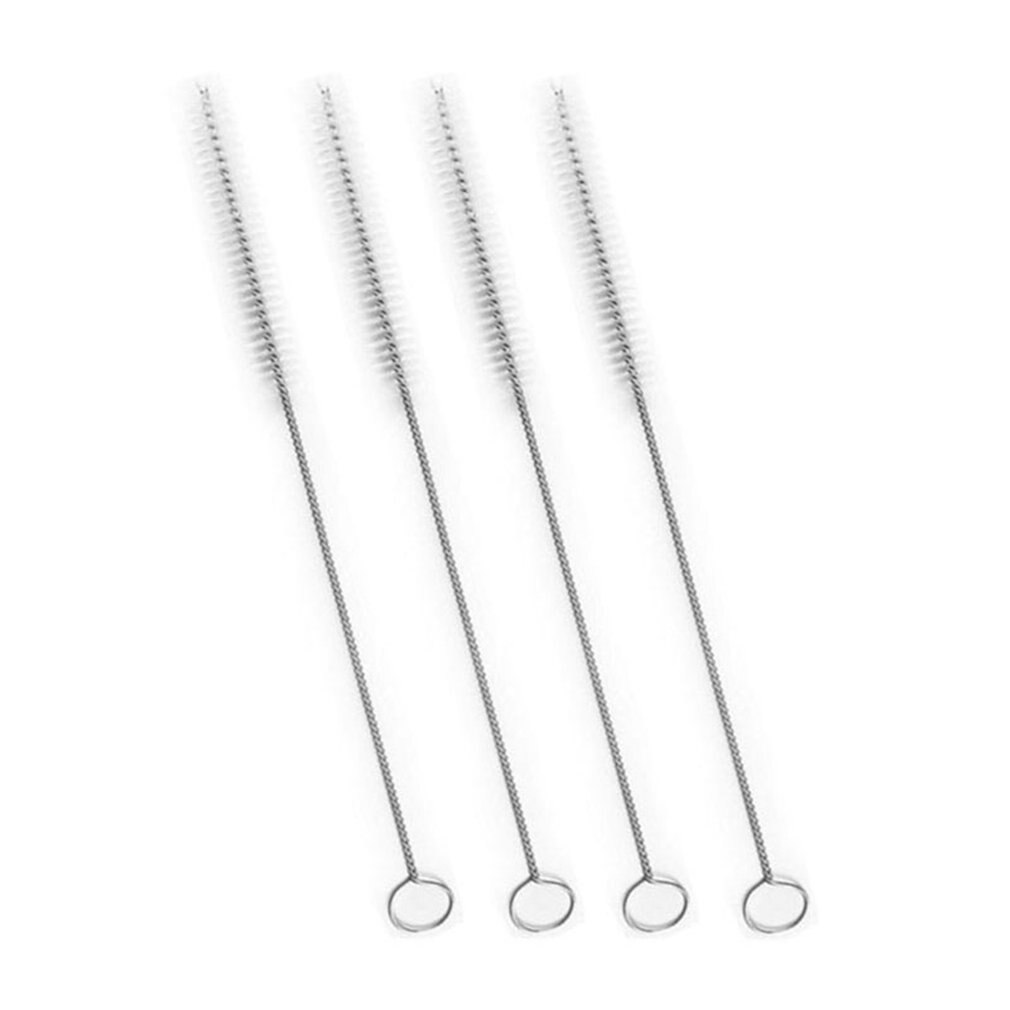 Brosse de paille souple en spirale | Bouteille Portable, brosse de paille douce, brosse de nettoyage ménager, bouteille en acier inoxydable, brosse de paille, brosse de tasse