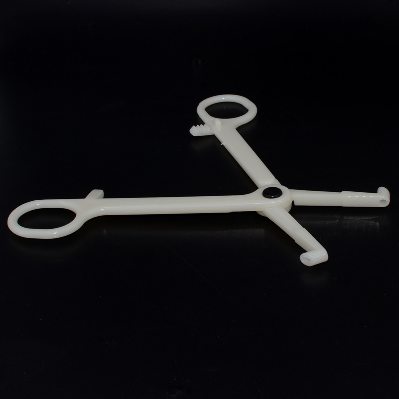 Alicates desechables de abrazadera de apertura/cierre esterilizados por EO Gas PC, pinzas para oreja, nariz, labio, vientre, herramientas para perforación corporal, 1 ud.: Chapado en platino