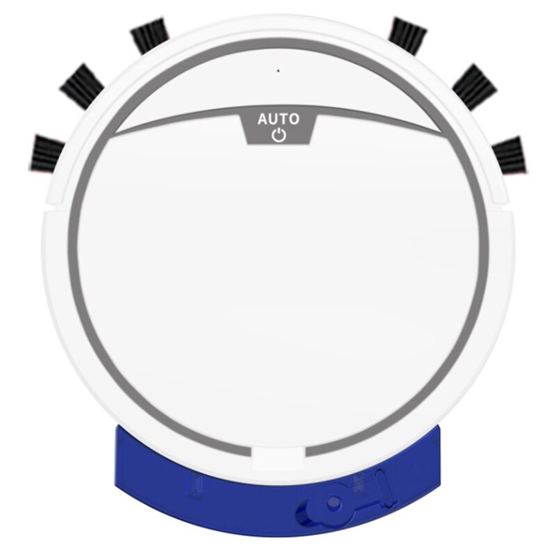 Aspirapolvere Robot multifunzione 2800Pa, con serbatoio dell'acqua, pulitore per moquette normale bagnato e asciutto e Mop: White