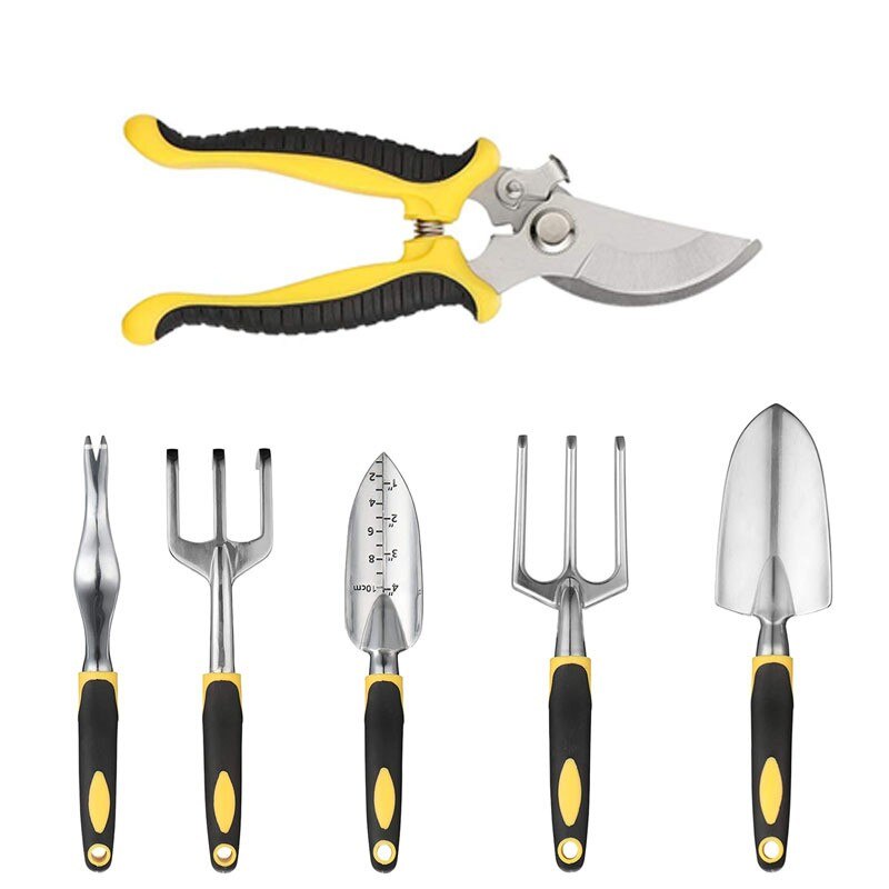 Garden Tool Set Stainless Steel Hand Tool Gardening Kit Include Hand Trowel Transplant Trowel And Cultivator Hand Rake