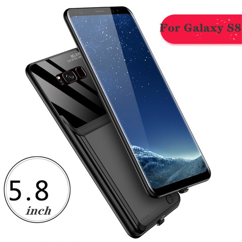 Uitgebreid Telefoon Batterij Power Case Voor Samsung Galaxy S8 Draagbare Batterij Cover Voor Samsung Galaxy S8 Plus Power Bank case