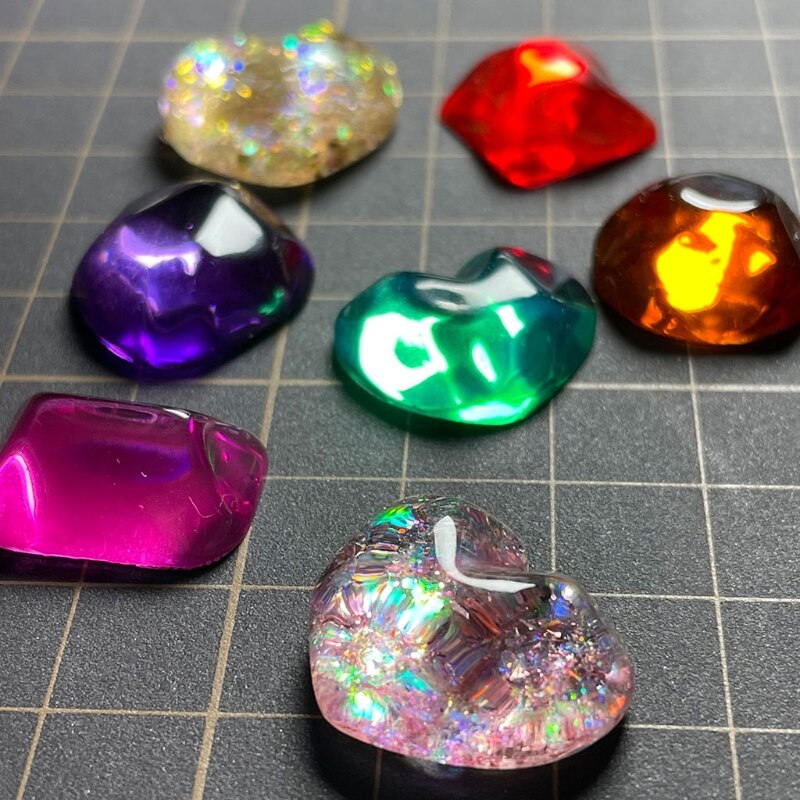 D0LC Irregular-shaped Earring Combination Earring Mold Epoxy Resin Jewelry Mold Resin Casting Pendant Mold Suitable for Diy
