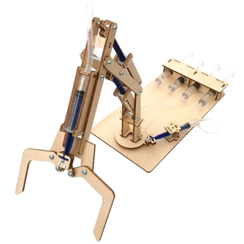 Hydraulisk mekanisk arm gør-det-selv-modeller & byggelegetøj videnskab & uddannelsesmodel legetøj til børn julefødselsdagslegetøj til børn: Default Title