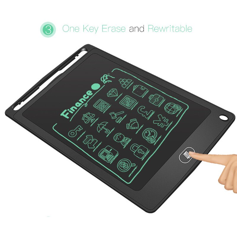 Tableta de escritura creativa para dibujar, tablero de escritura LCD Digital electrónico de 8,5 pulgadas, tablero de dibujo educativo para niños, Bloc de escritura a mano