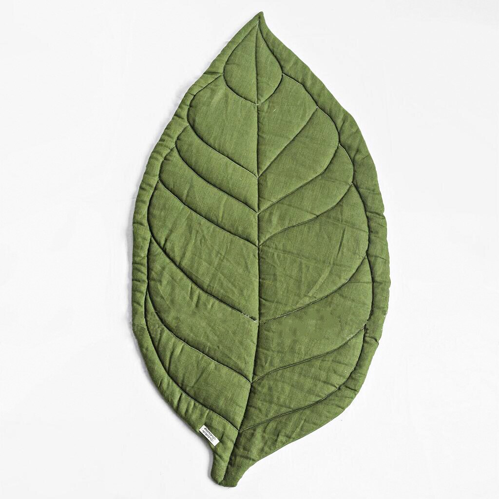 Ins Nordic Baby Kruipen Mat Maple Leaf Mat Kinderen Vloermatten Katoen Kids Play Mat Tapijt Blad Game Pad deken Kussen
