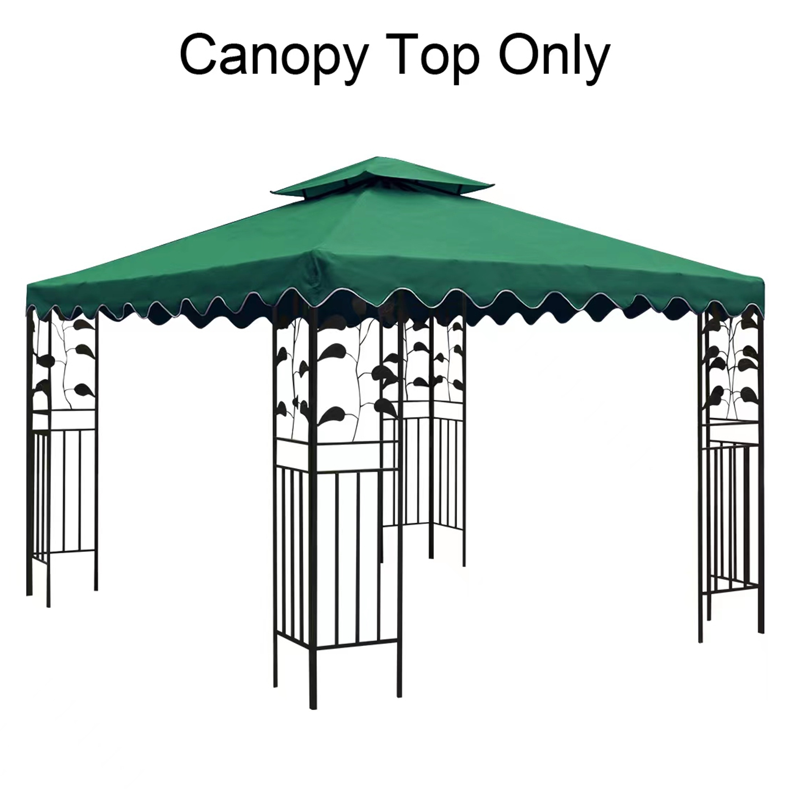 Parte superior da barraca do gazebo de 3*3m, parte superior exterior da barraca do protetor solar da proteção uv, pode ser usado para eventos ao ar livre do casamento do pátio do jardim
