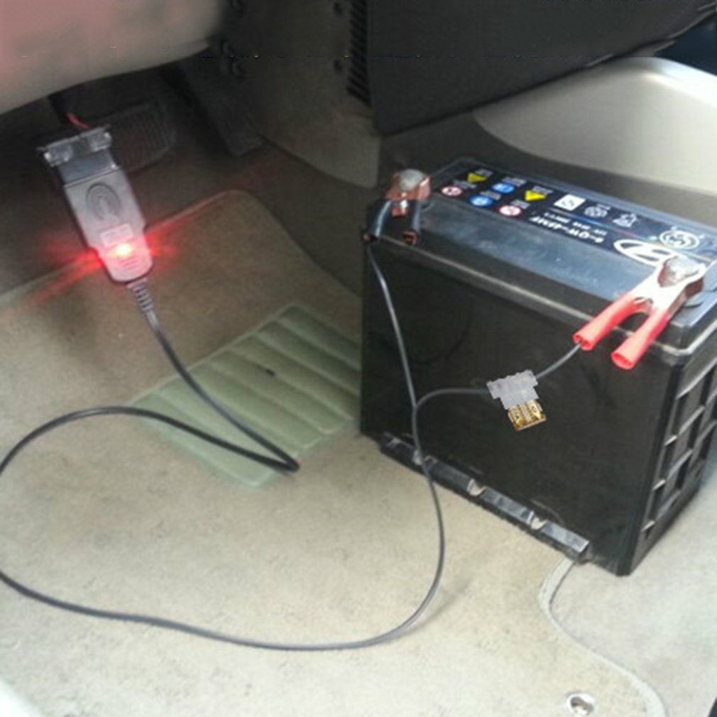 Herramienta de reemplazo de batería de coche eléctrico auxiliar de ordenador automático dispositivo de memoria de apagado OBD herramienta de diagnóstico y conectores de coche