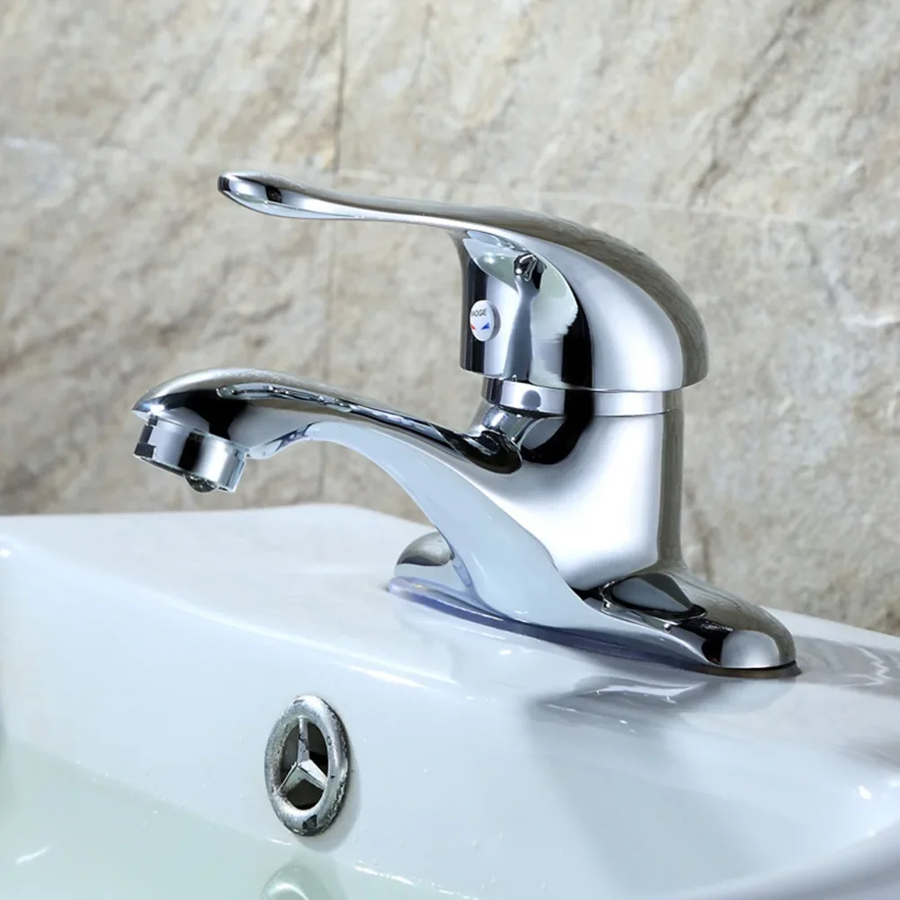 Wastafelkraan wastafelsleutels dubbele wastafelkraan mengkraan badkamer wastafelkraan met één hendel