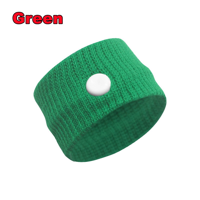 Muñequeras de seguridad deportivas, soporte para muñeca, mareo, anti-movimiento, muñequeras de seguridad, anti náusea, 4/2/1 ud.: XS / Verde