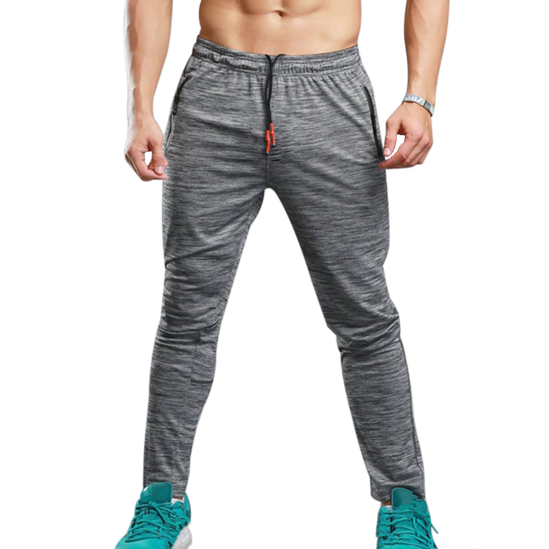 Vertvie Sweat Pants Summer Jogging Trousers Fitness Sport Pants Men Elastic Breathable Grey Running Training Pants Basketball