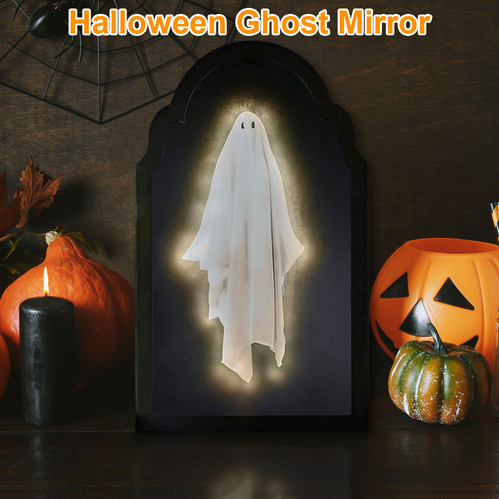Halloween Geisterspiegel Nachtlicht Halloween Gruseliger Spiegel Halloween Spukspiegel für Halloween Dekor