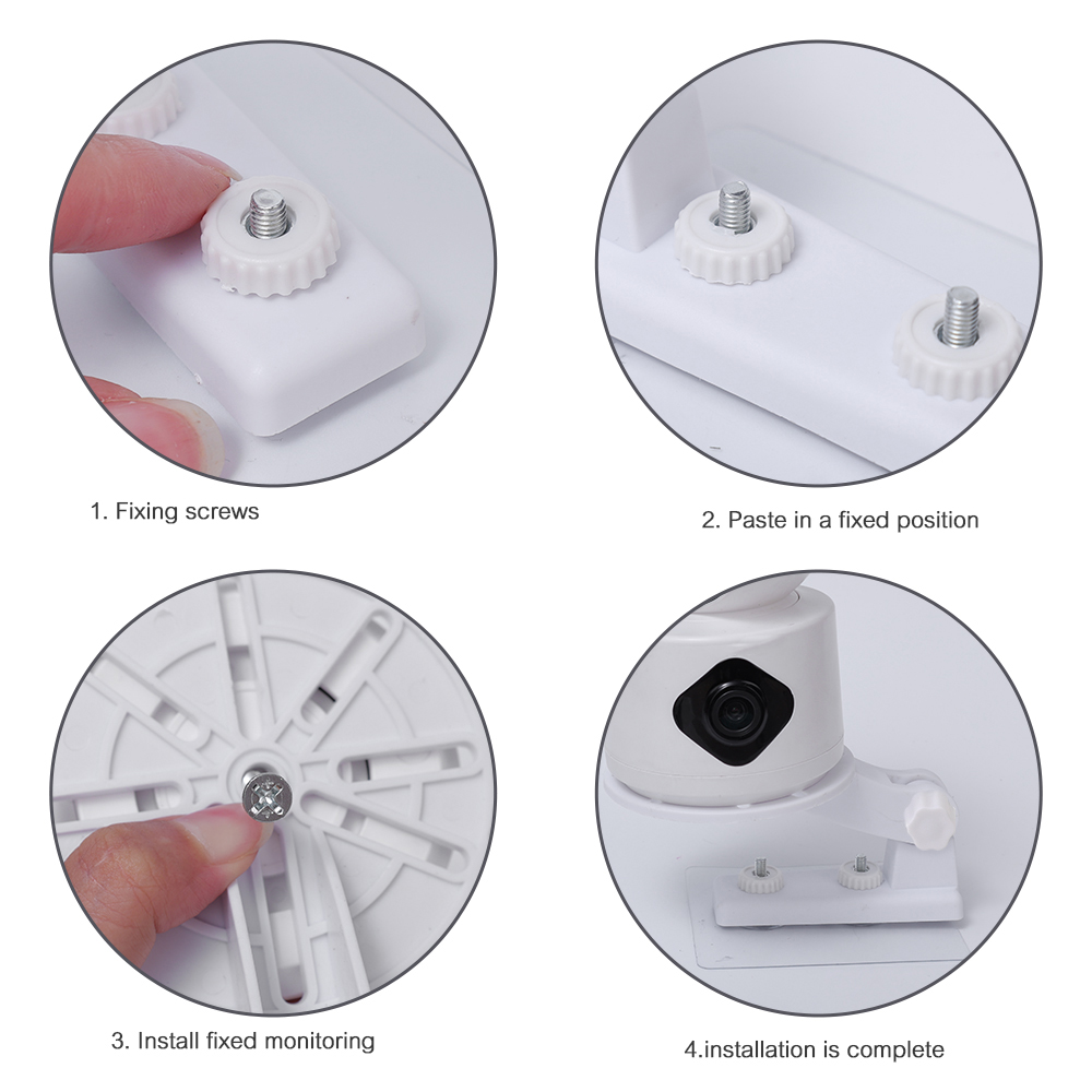 No Punching Monitor Bracket For Camera Wireless Network Monitor Indoor Hanger Rotatable Wall Mounting Web Camera Support Base