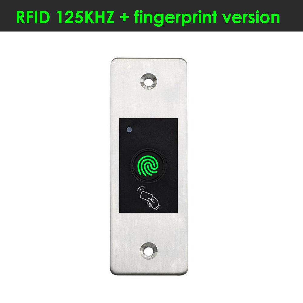 125KHZ Metal Access Control Waterproof Embedded RFID Reader Keyless Door Opener Fingerprint Access Control All-in Machine: F99 fingerprint