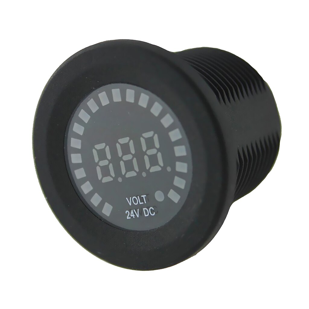 Replacment Dc 24V Blauwe Led Panel Digitale Voltage Meter Voltmeter Beeldscherm Anti-Reverse