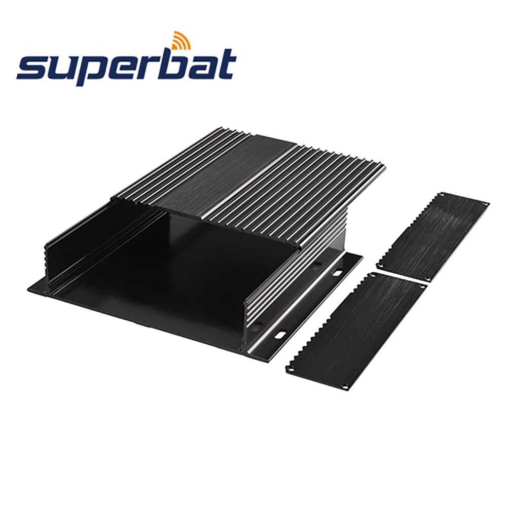 Superbat 5.91*6.61*1.61 – large extruded aluminum instrument enclosure case project electronic pcb box diy 150*168*41mm + - screw panel