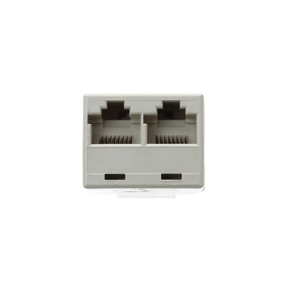 2pcs Universal Practical 1 To 2 Ways LAN Ethernet Cord Network Cable RJ45 Female Splitter Adapter Network Connector Splitter