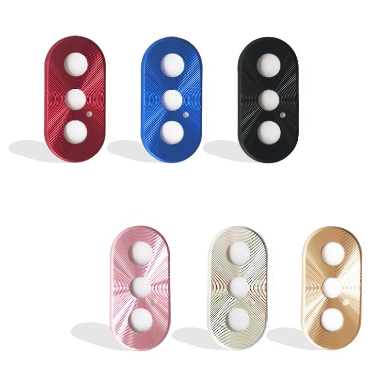 Metalen bumper camerabeschermer voor iphone 7 plus camerascherm lenskap voor iphone x metalen achterkant camerahoes xs max xr