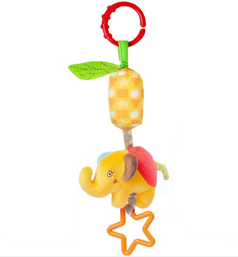 JJOVCE Schöne tier Baby Rasseln Kinderwagen Hängen Spielzeug Plüsch Handys Campanula klassische spielzeug für kinder 40% off: B