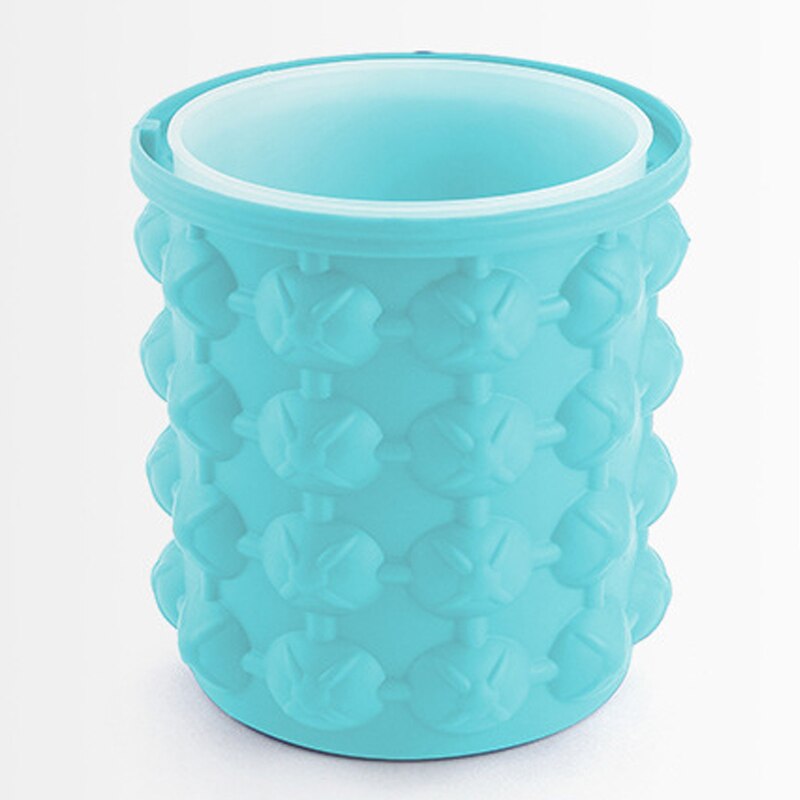 Silicone Ice Bucket Champagne Whisky Beer Ice Cube Maker Portable Bucket Wine Ice Cooler Beer Kitchen Tools Kitchen Accessorie