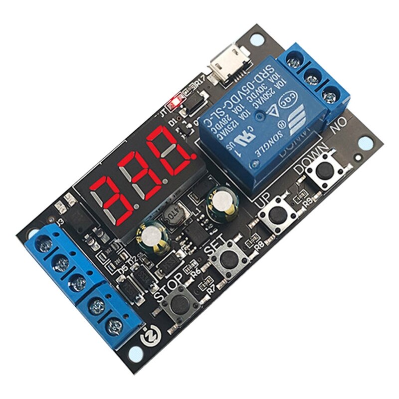 5V 12V 24V Delay Relay Module Trigger Delay Cycle Timer Antiovershoot