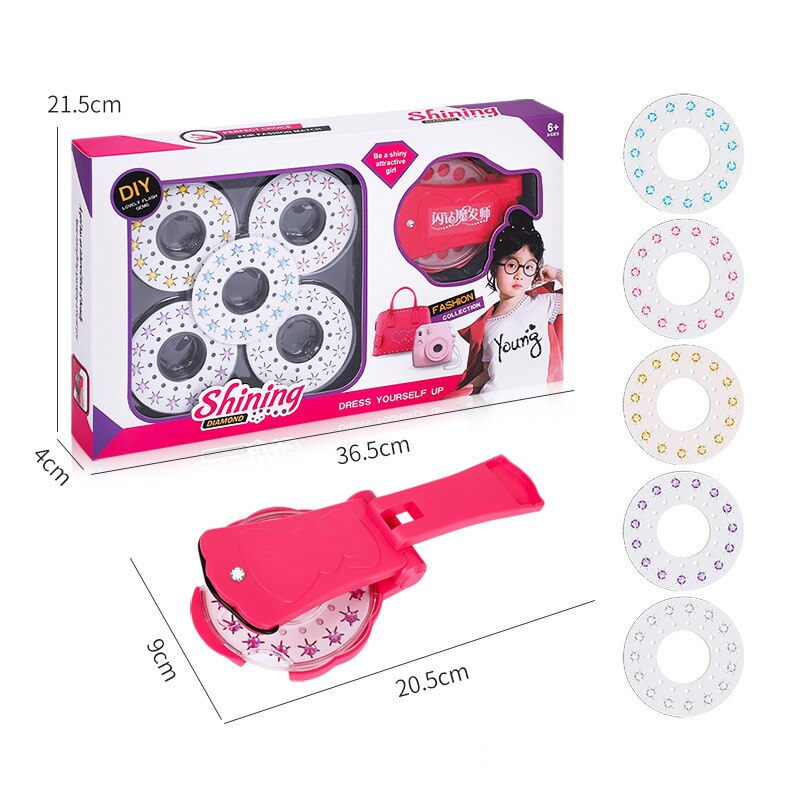 Twist Braider Machine Hair braid Weave Roller Toys For Girl Electric Automatic Hair Braider DIY Stylish Braiding Hairstyle Tool: C