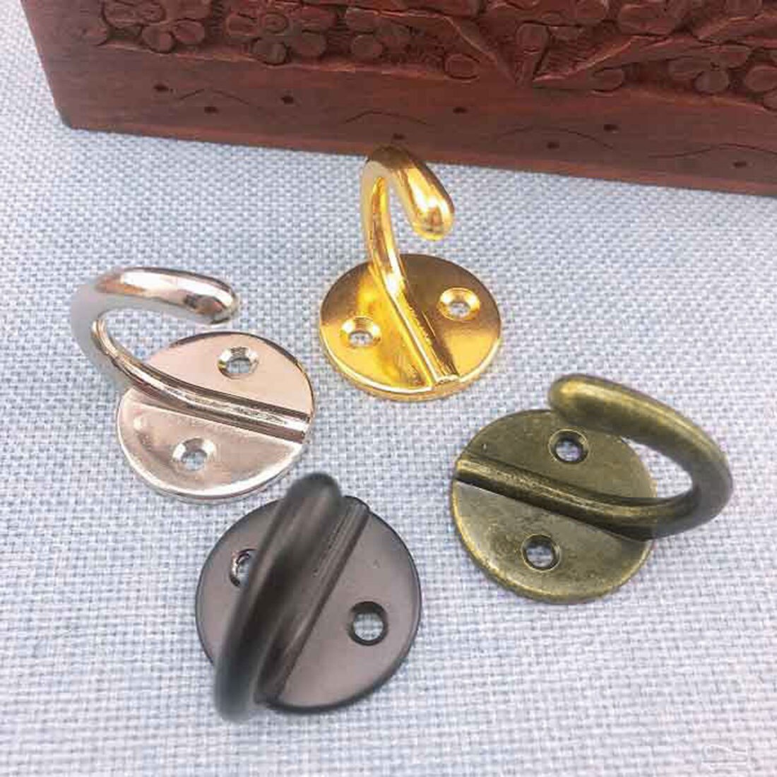 6pcs Hanger Hook Wall Hanging Hooks Clothes Coat Rack Hook Home Storage Rustproof Hook for Bathroom Wall Towel Hanger Hooks