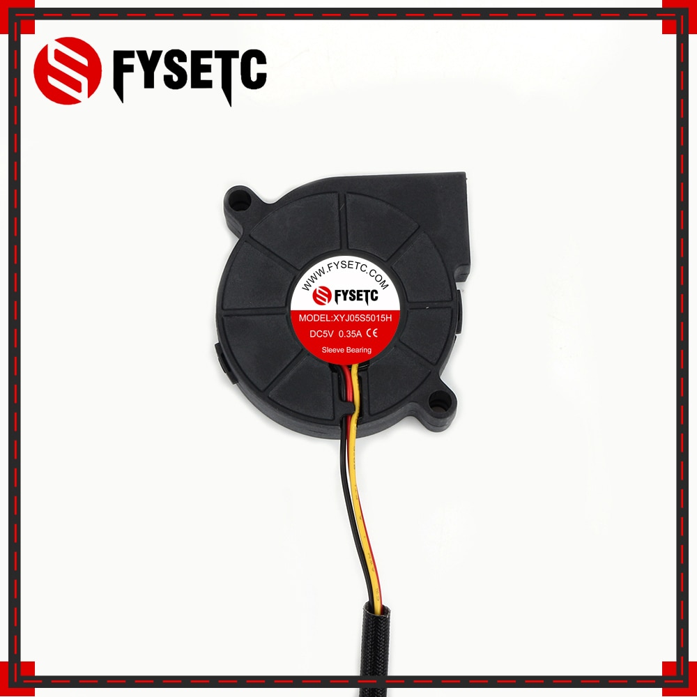 Prusa i3 MK3 3D Printer Parts DC 5V 5015 50mm Blow Radial Cooling Fan Hydraulic Sleeve Bearing Front Print Fan Cooler Radiator