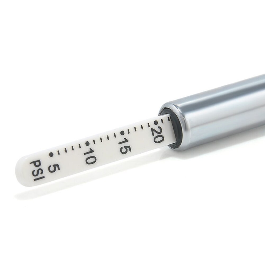 Bil bil køretøj motordæk dæk lufttryk 5-50 psi mini testmåler måler pen dæktryk monitor systemer aluminium plast