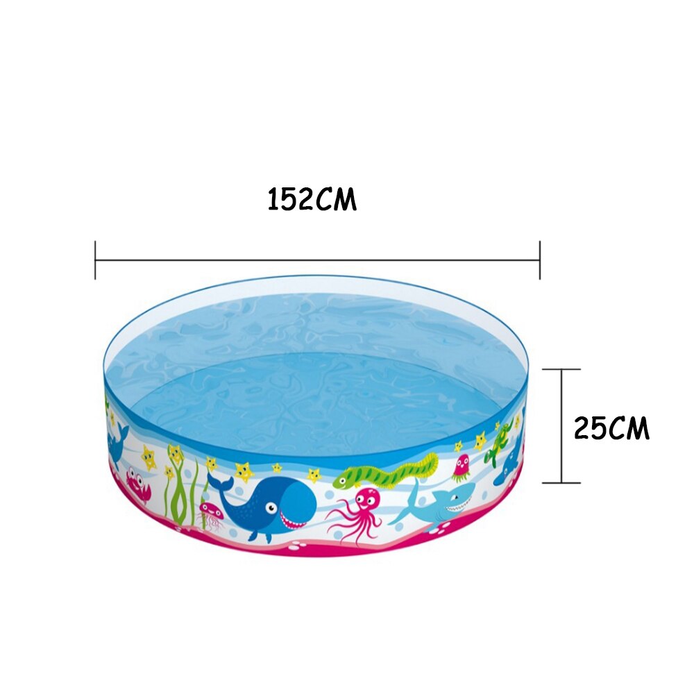 Opblaasbaar zwembad blauw (211 cm, Swim Essentials) Swim Essentials