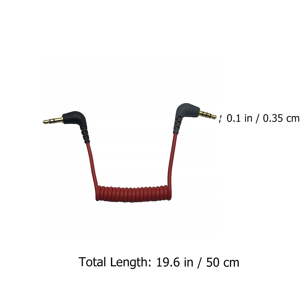 1Pc 3.5mm TRS to TRRS Splitter Adapter Cable Transfer for Micro and Micro