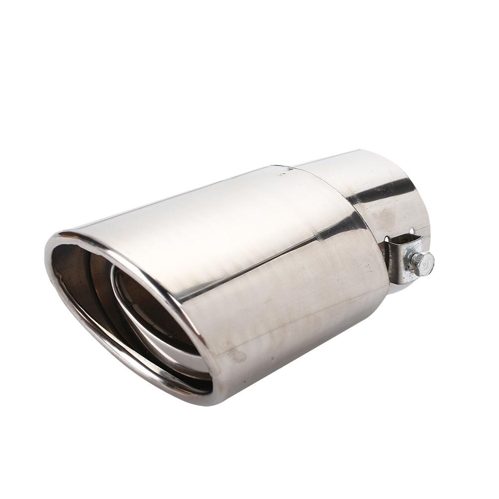 Diametro di 63-86mm Veicolo Punta Del Silenziatore Del Tubo di Scarico in Acciaio Inox auto Marmitta Tubo di coda auto di Scarico di coda auto tondo Cromato