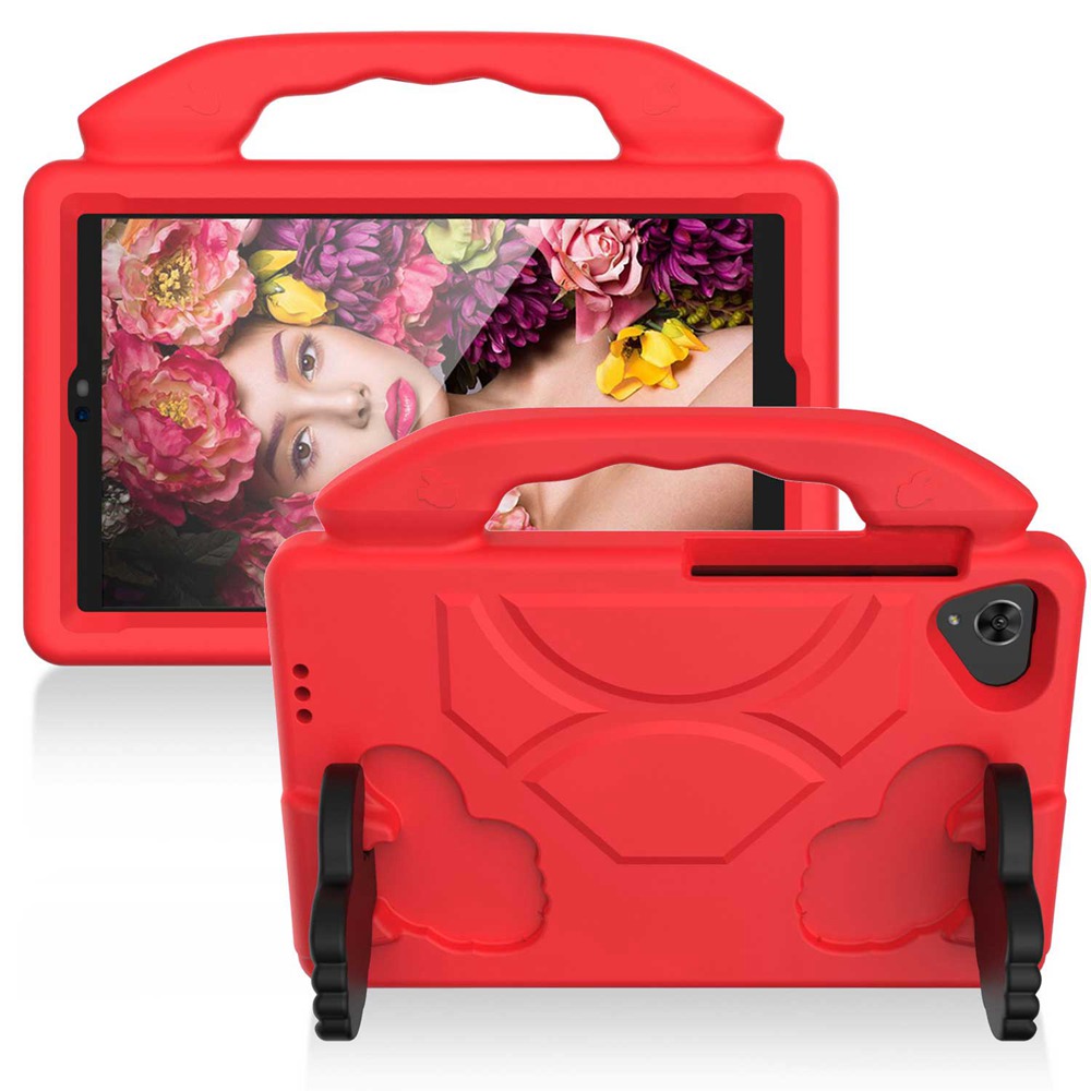 Case for Lenovo Tab 4 8 PLUS 8.0" TB-8704F TB-8704X Tablet Stand Cover for LENOVO TAB 4 8+ TB-8704N TB-8704V coque: Red/Black