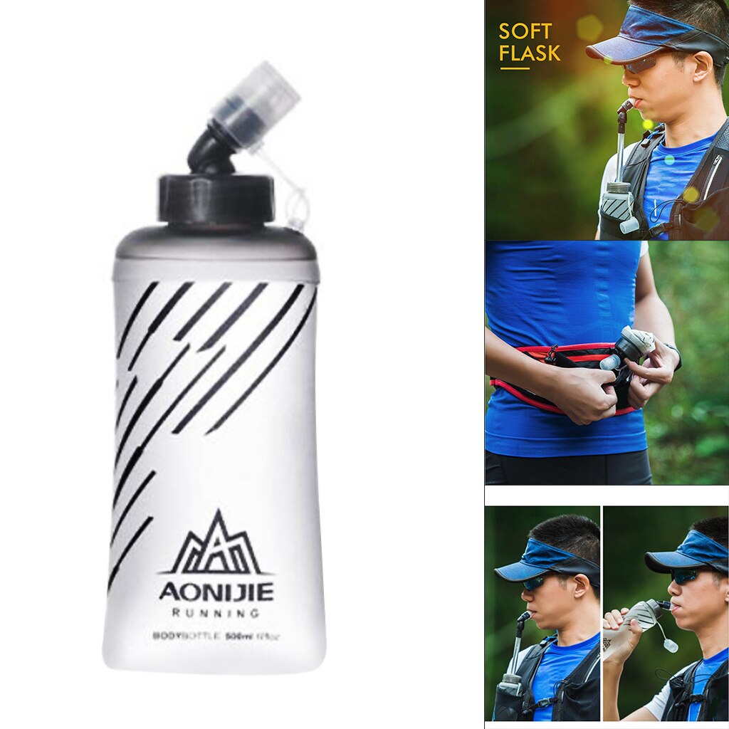 Zachte Kolf Running Opvouwbare Water Fles Fietsen Fles Voor Hydration Pack