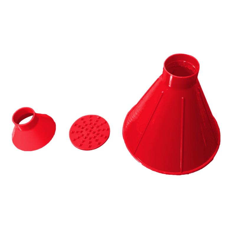 Outil de nettoyage de voiture magique | Voiture magique pare-brise glace outil de grattoir entonnoir rond en forme de cône, costume de trois pièces, accessoires de voiture: A