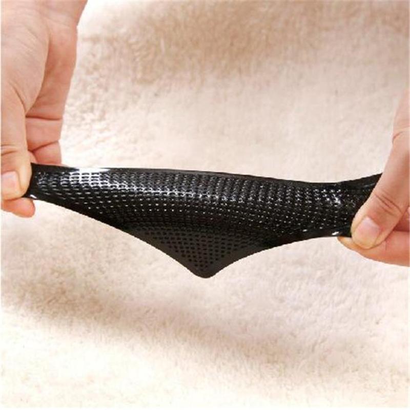 Thuis Vloerkleed Tapijt Mat Grijpers Zelfklevende Anti Slip Herbruikbare Wasbare Siliconen Grip Sticker Pads