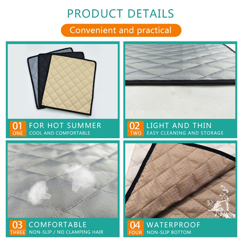 Summer Pet Cooling Mats for Dogs Sleeping Bed Waterproof Car Seat Cover Pad Multifunction Soft Cool Sofa Cushion Pet Supplies