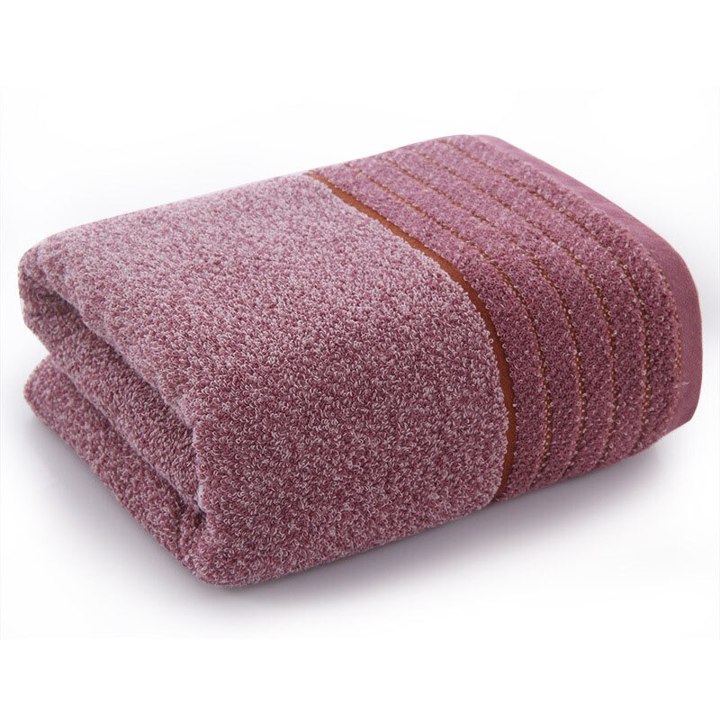 Toalla de baño de satén de hilo AB oscuro de algodón para adultos, toallas Súper suaves de gran absorción, 70x140 de espesor, toallas de playa de secado rápido: Red