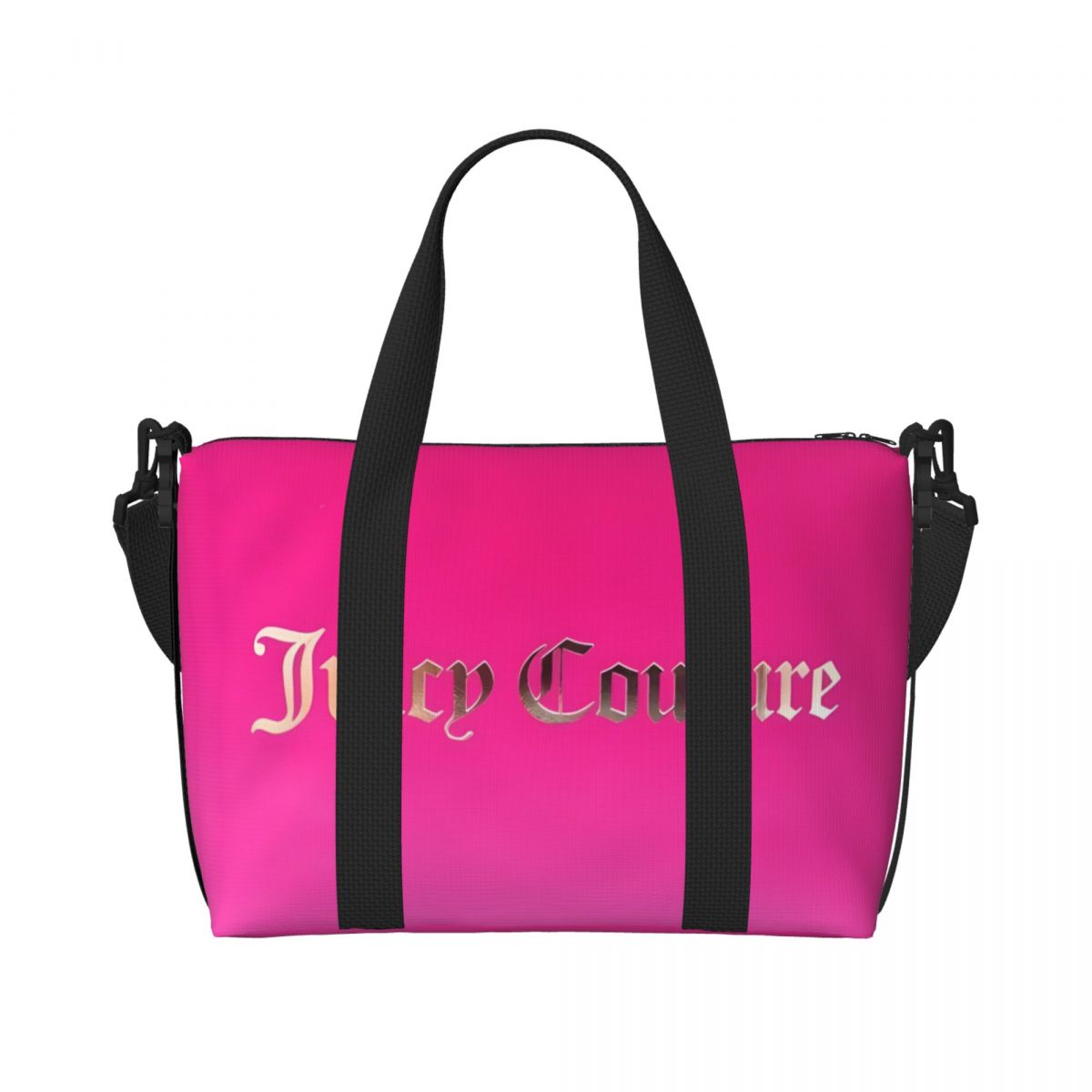 Juicy-Couture Weekend Gym Yoga Luggage Bags Men Women Sport Crossbody Bag Travel Handbag: Brown