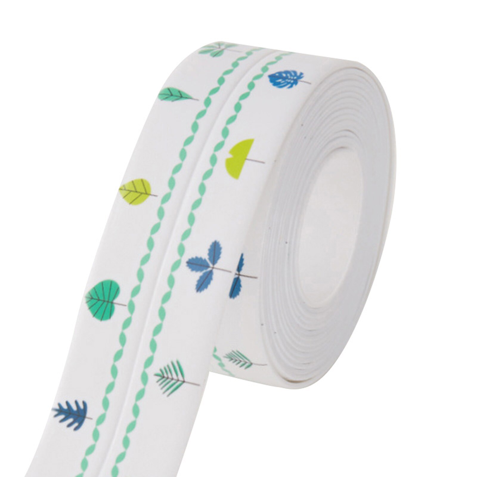 38MM Caulk Strip Tape For Bathtub Bathroom Caulk Tape Self Adhesive PVC Waterproof Sealing Tape Edge Protector For Kitchen: White F