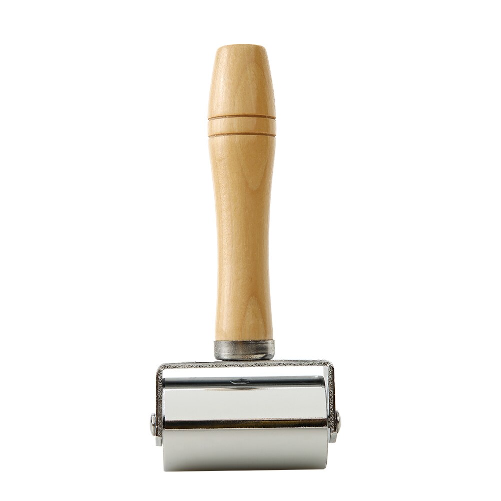 26/60/100mm diy læderlim kanter laminering hjul læder håndværk rulle håndværk håndlavet krølleværktøj gyldent håndværk glattere: 60mm hvide
