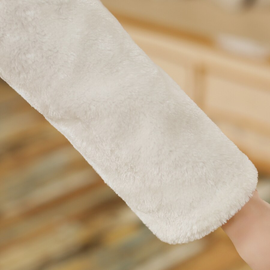 Jiayigong Goedkope Ivoor Wedding Warme Jas Lange Mouwen Bruids Bolero Wrap Faux Fur Vrouwen Jas
