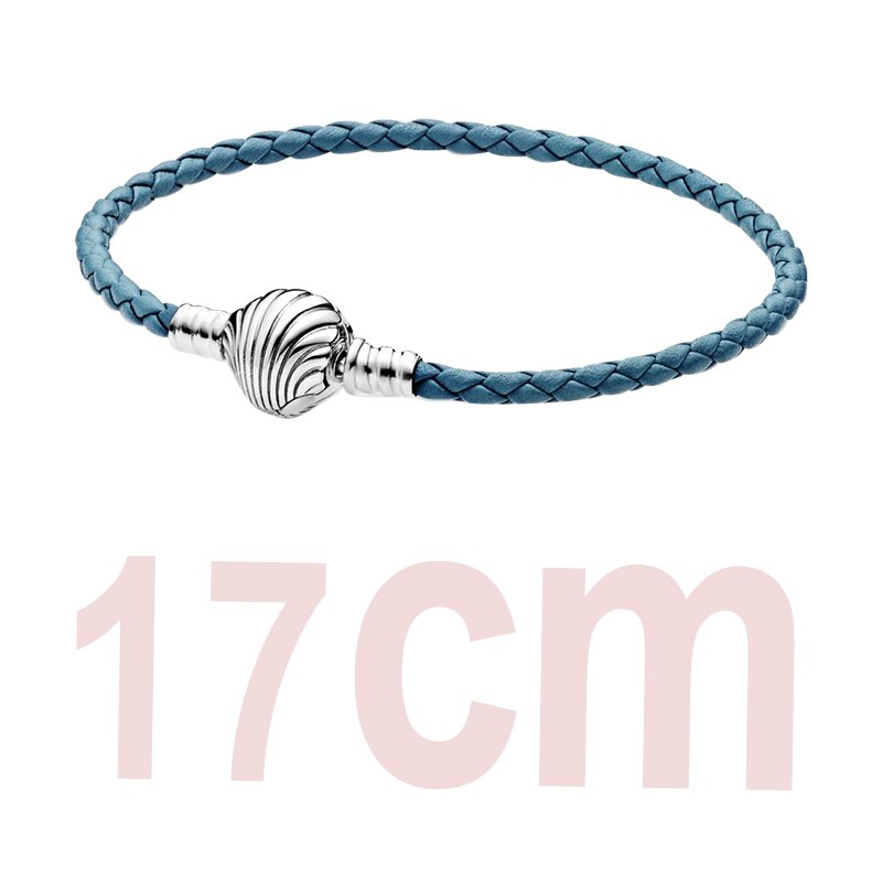 Real 925 Sterling Zilver Blauw Armband Charm Sieraden Kraal Charms Geschikt Voor Vrouwen Zomer Oceaan: PAB012-17