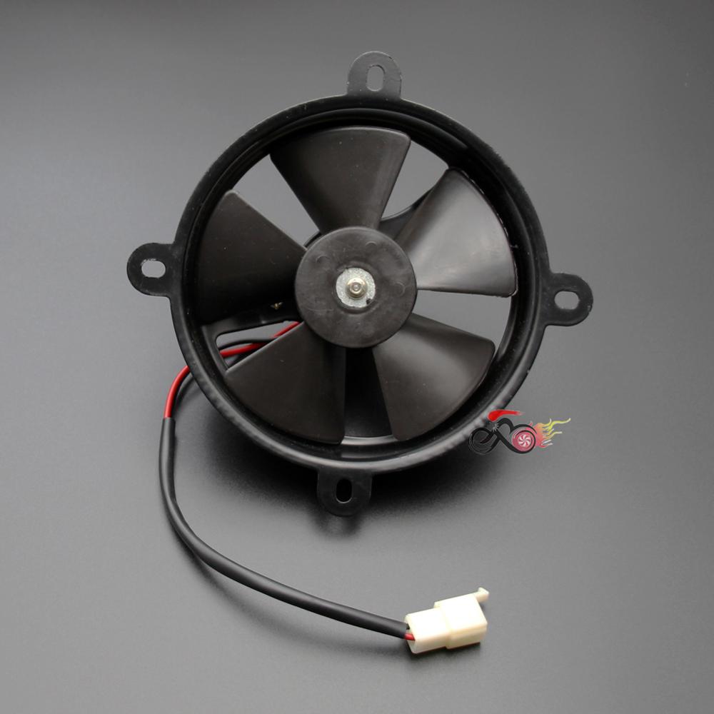 Radiador termo eléctrico de 12V y 6 pulgadas, ventilador de refrigeración para Quad Dirt Bike ATV Buggy, 150cc, 200cc, 250cc